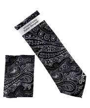 Load image into Gallery viewer, Vittorio Farina Paisley Designer Necktie & Pocket Square