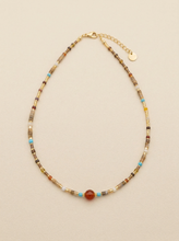 Load image into Gallery viewer, Natural Stone Boho Jewelry Choker Necklace