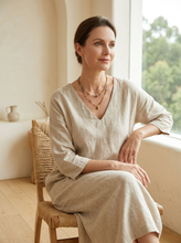 Load image into Gallery viewer, Natural Stone Boho Jewelry Choker Necklace