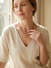 Load image into Gallery viewer, Natural Stone Boho Jewelry Choker Necklace