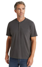 Load image into Gallery viewer, Men's Short Sleeve Henley Relaxed Fit Shirt with Pocket