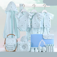 Load image into Gallery viewer, Complete Newborn Welcome Gift Box – 100% Cotton Essentials Set | Carefully selected to comfort and support your baby’s first precious weeks - # BANB11110008