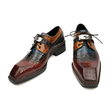 Load image into Gallery viewer, Nile Croc Buckle Wingtip Derby