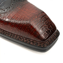 Load image into Gallery viewer, Nile Croc Buckle Wingtip Derby