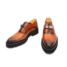 Load image into Gallery viewer, Nile Crocodile Leather Loafers Shoes