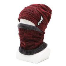 Load image into Gallery viewer, Hat Boys Men's Winter Fleece Lined Padded Warm Keeping Woolen Knitted Hat - # BOAA232110001