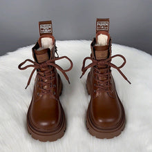 Load image into Gallery viewer, Fur Integrated Thick Bottom Winter Boots