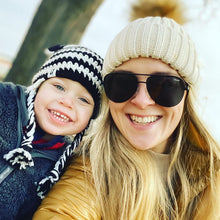 Load image into Gallery viewer, Soft Beanie Fluffy Ball Cap — Warm Knitted Winter Hat with Pom Pom