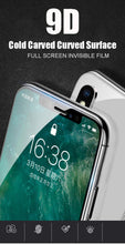 Load image into Gallery viewer, 9D Tempered Glass Screen Protector for iPhone 13 12/Xsmax/Plus/7/6S Mobile Phone Screen Protector 1 PCS Scratchproof Shatterproof Tempered Glass for iPhone