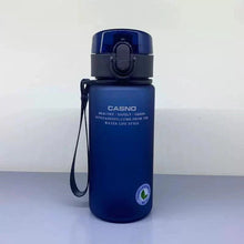 Load image into Gallery viewer, Casino Frosted Sports Water Bottle Plastic Portable Bottle With Lid For Men And Women