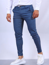 Load image into Gallery viewer, 👔 Men's Slim Fit Button Trousers – Versatile Office & Casual Wear
