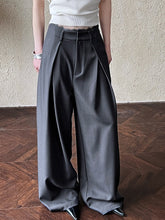 Load image into Gallery viewer, Lace-paneled Wide-leg Suit Pants