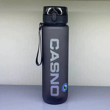 Load image into Gallery viewer, Casino Frosted Sports Water Bottle Plastic Portable Bottle With Lid For Men And Women