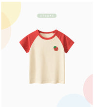 Load image into Gallery viewer, Western Style Cotton Baby Girl Round Neck T-Shirt - # GIAA21510008