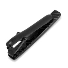 Load image into Gallery viewer, Gunmetal and Onyx Inlaid Tie Clip