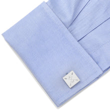 Load image into Gallery viewer, Crossed Arrows Engravable Cufflinks