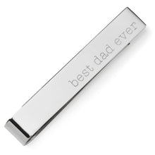 Load image into Gallery viewer, Best Dad Ever Engravable Tie Bar