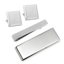 Load image into Gallery viewer, Engravable Beveled Square 3-Piece Gift Set