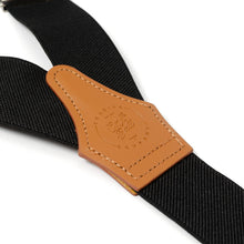 Load image into Gallery viewer, Black Convertible Suspenders