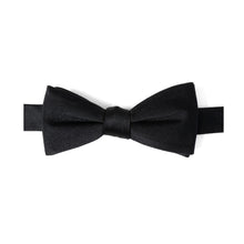 Load image into Gallery viewer, Black Silk Bow Pre-Tie