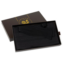 Load image into Gallery viewer, Black Silk Cummerbund and Bowtie Set