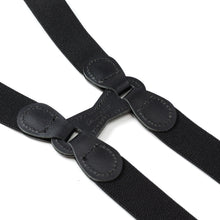 Load image into Gallery viewer, Black H-Back Formal Suspenders