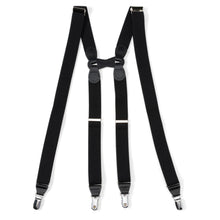 Load image into Gallery viewer, Black H-Back Formal Suspenders