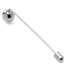 Load image into Gallery viewer, Stainless Steel Circle Ball Stick Pin