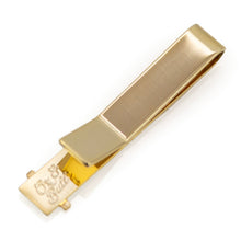 Load image into Gallery viewer, Cross Gold Tie Bar