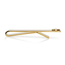 Load image into Gallery viewer, Cross Gold Tie Bar