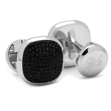 Load image into Gallery viewer, Stainless Steel Black Pave Crystal 5-Stud Set