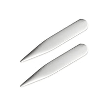 Load image into Gallery viewer, Stainless Steel Engravable Short Collar Stays