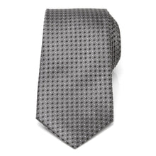 Load image into Gallery viewer, Gray Cross Dot-Men's Tie