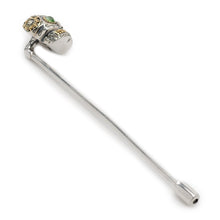 Load image into Gallery viewer, Sterling Silver Skull Stick Pin