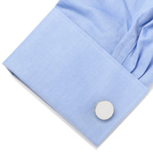 Load image into Gallery viewer, Stainless Steel Mother of Pearl Mosaic Engravable Cufflinks
