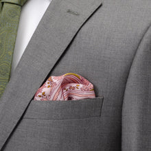 Load image into Gallery viewer, Floral Blush Paisley Pocket Square