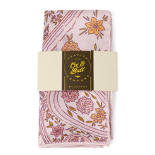 Load image into Gallery viewer, Floral Blush Paisley Pocket Square