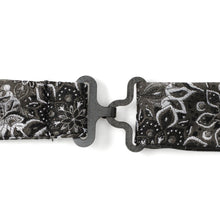 Load image into Gallery viewer, Kaleido Floral Charcoal Men's Bow Tie