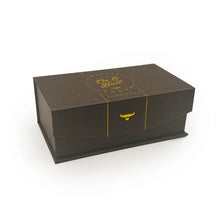 Load image into Gallery viewer, Engravable Rectangle Gold Cufflinks and Tie Bar Gift Set