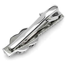 Load image into Gallery viewer, Silver Knot Rope Tie Clip