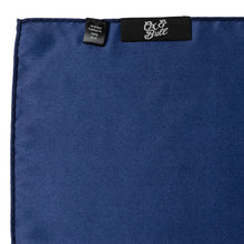 Load image into Gallery viewer, Navy Silk Pocket Square