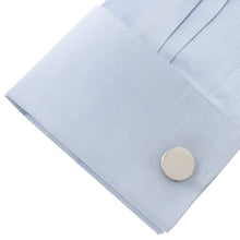 Load image into Gallery viewer, Stainless Steel Engravable Pave Edge Cufflinks