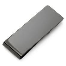 Load image into Gallery viewer, Stainless Steel Gunmetal Engravable Money Clip