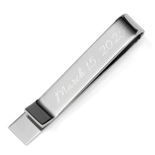 Load image into Gallery viewer, Wedding Title Engravable Tie Bar