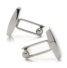 Load image into Gallery viewer, Sterling Silver Tartan Plaid Cufflinks