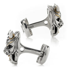 Load image into Gallery viewer, Samurai Mask Cufflinks