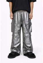 Load image into Gallery viewer, METTALIC FLOW CARGO PANTS