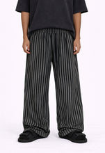 Load image into Gallery viewer, NOIR STRIPED LOUNGE PANTS