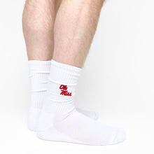 Load image into Gallery viewer, Ole Miss Campus Crew Socks
