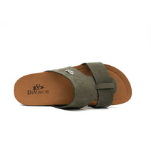 Load image into Gallery viewer, Olive Green Strap Slides